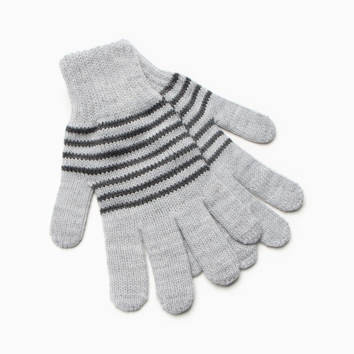Перчатки женские, цвет светло серый, размер 18 Перчатки женские, цвет светло серый, размер 18