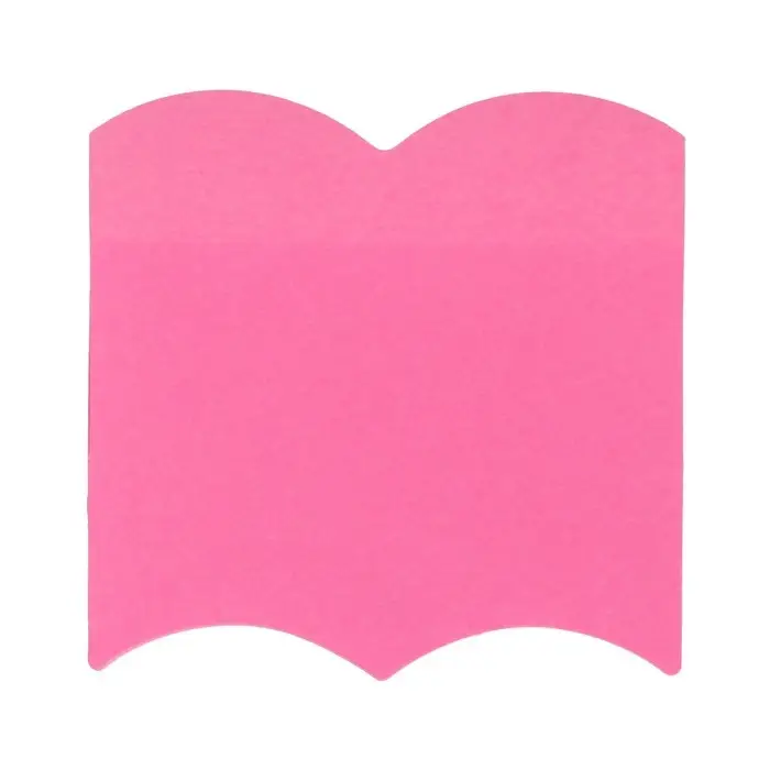 Блок с липким краем, &laquo;Фигурки&raquo;, флуоресцентный, 30 листов, МИКС