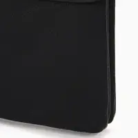 Сумка планшет муж, 19*2*23, 2 отд на молнии,  н/карм, длин рег ремень, черный