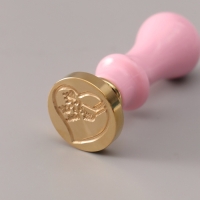 Сургучный набор "Сердечко" печать, ручка, сургуч 12,5х10х3,6 см