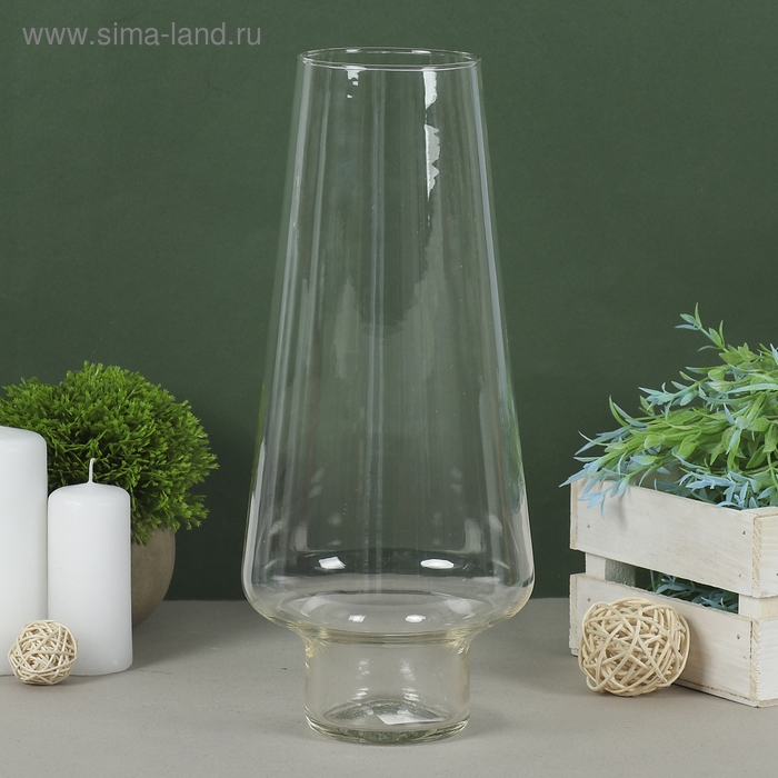 Ваза "Гала" средняя d-8см, h-30х13,5см,   1,1л