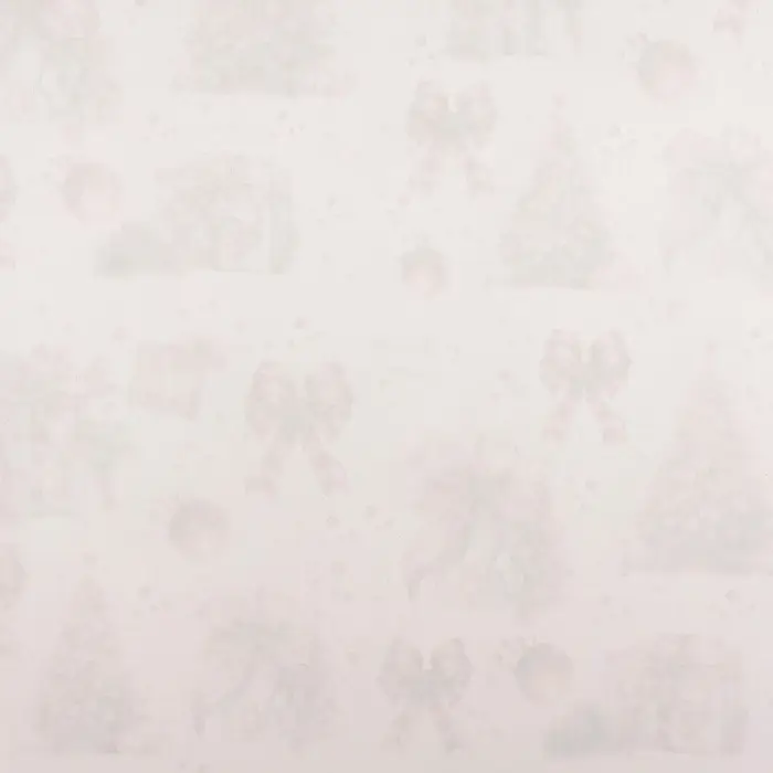 Бумага упаковочная новогодняя "Снежная ёлка", глянец, 80 г/м2 , 50 х 70 см.