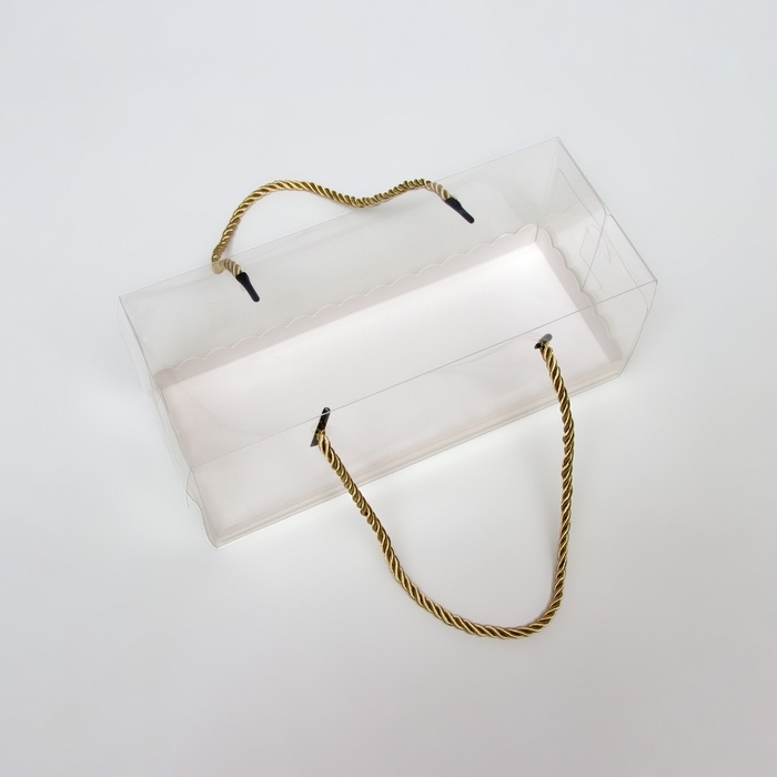 Коробка под рулет, белая 24,5 х 10 х 10. Кондитерская упаковка