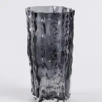 Ваза &laquo;Фонс&raquo;, 24&times;14.5 см, стекло, чёрная