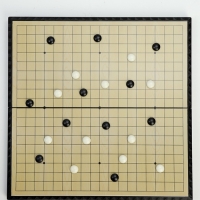 Настольная игра ГО магнитная,  доска 29,5 х 28,5 х 1.5 см, 301 камень 1.2 х 0.5 см