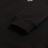 Костюм женский (свитшот/брюки), цвет чёрный, размер 44