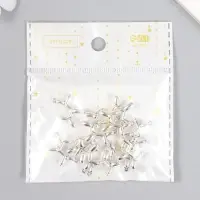 Металлический элемент, декоративная подвеска &laquo;Арт Узор. Надувной шарик: собака&raquo;, серебро, 1.5&times;2 см