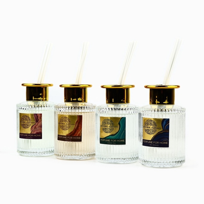 Диффузор ароматический палочки, ароматизатор для дома &laquo;Аромадиффузор: For home&raquo;, аромат табак, 120 мл.