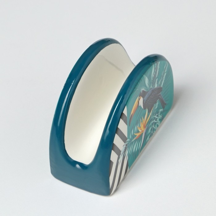 Салфетница Доляна &laquo;Тропики&raquo;, 9,8&times;4,5&times;6,2 см