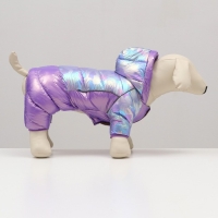 Комбинезон "Эфир", размер 12 (ДС 28, ОГ 38, ОШ 27 см), фиолетовый Комбинезон "Эфир", размер 12 (ДС 28, ОГ 38, ОШ 27 см), фиолетовый