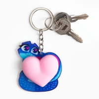 Брелок новогодний, для ключей, мялка &laquo;Будь спокоен&raquo; 7 х 13 см