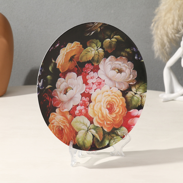 Тарелка декоративная &laquo;Жостово&raquo;, D = 20 см