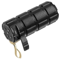 Портативная колонка Hoco HC7,  10 Вт, 2400 мАч, BT 5.0, подсветка, черная