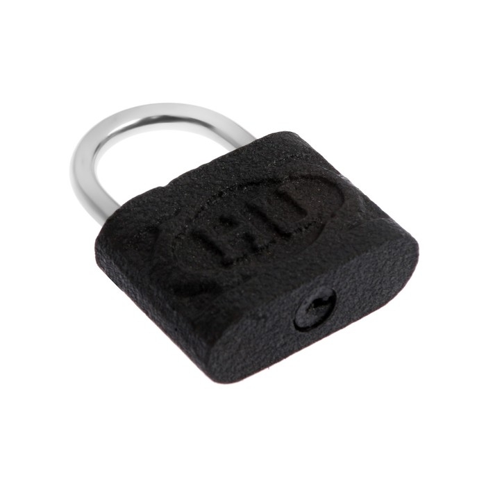 Замок навесной, материал корпуса чугун 50 мм, черный, 1 шт. Замок навесной, материал корпуса чугун 50 мм, черный, 1 шт.