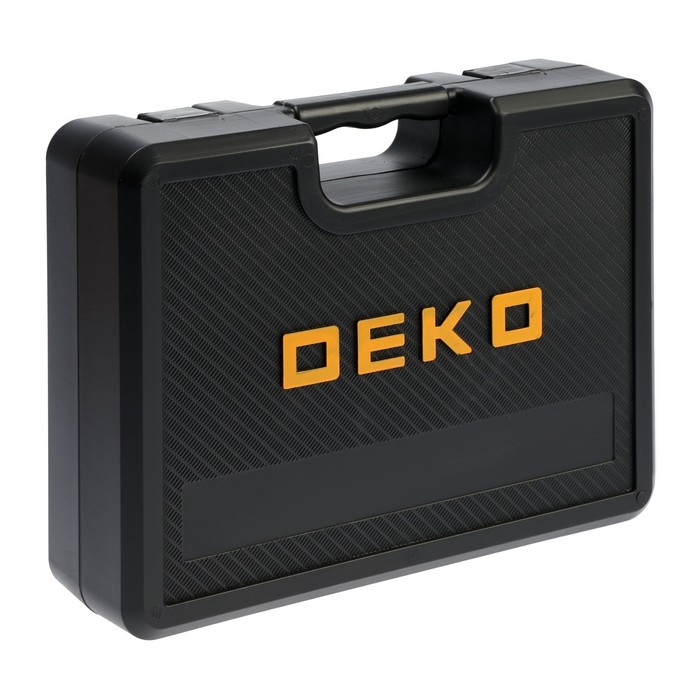 Дрель-шуруповерт DEKO Banger 16V, 16 В, 2х1.5 Ач, кейс + набор инструментов 63 предмета