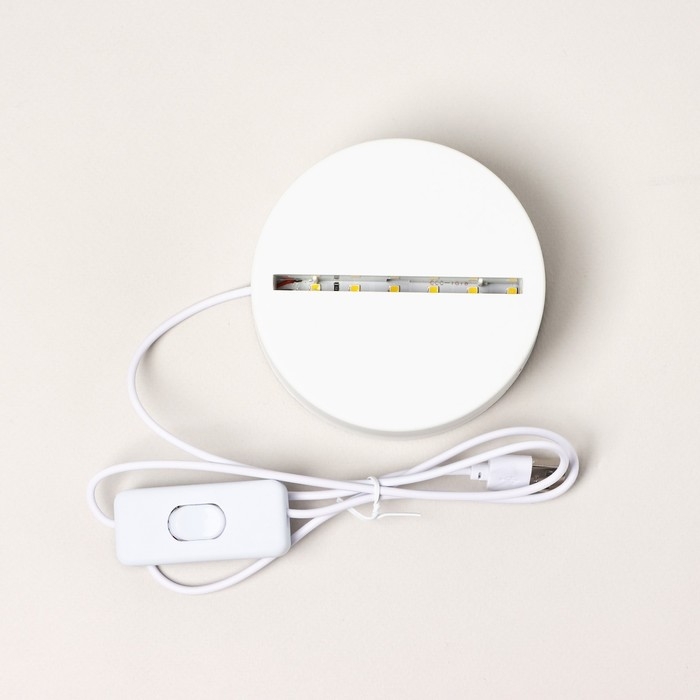 Светильник новогодний из акрила &laquo;Новый год: Волшебных моментов&raquo;, 11,8 х 22 см, модель GBV-0121