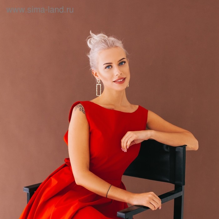 Серьги висячие &laquo;Фэнтази&raquo;, цвет золото, 7,3 см