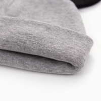 Шапка детская, цвет серый-меланж, размер 48-50