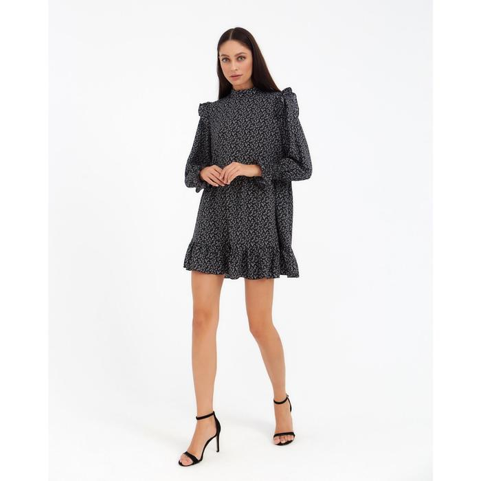 Платье женское MIST р. 42, черный Платье женское MIST р. 42, черный