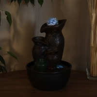 Фонтан "Тимео" кувшины, 28х17 см (с подсветкой)