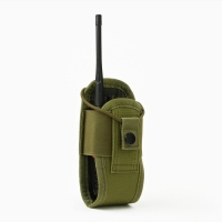 Подсумок тактический под рацию Baofeng, 6.5&times;5&times;15 см, на пояс и бронежилет, MOLLE, олива