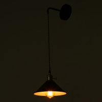 Бра 2612/1BK E27 40Вт черный 20,5х13-40 см