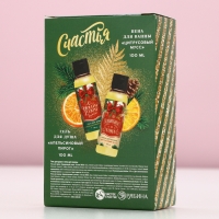 Подарочный набор косметики «Чудес и подарков!», гель для душа и пена для ванны, 2 х 100 мл, Новый Год Подарочный набор косметики «Чудес и подарков!», гель для душа и пена для ванны, 2 х 100 мл, Новый Год