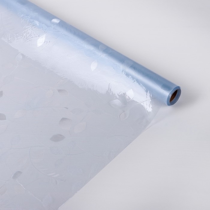 Витражная плёнка &laquo;Листики&raquo;, 45&times;200 см, цвет прозрачный