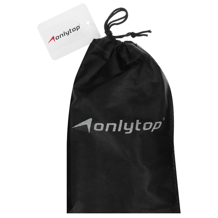 Скакалка скоростная ONLYTOP, 2,8 м, с подшипником, цвет чёрный/красный