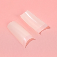 Типсы для наращивания ногтей, 500 шт, форма мягкий квадрат, с короткой контактной зоной, 10 размеров, цвет слоновая кость Типсы для наращивания ногтей, 500 шт, форма мягкий квадрат, с короткой контактной зоной, 10 размеров, цвет слоновая кость