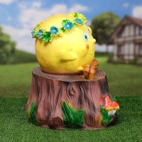 Садовая фигура "Колобок на пеньке" 40х33см Садовая фигура "Колобок на пеньке" 40х33см