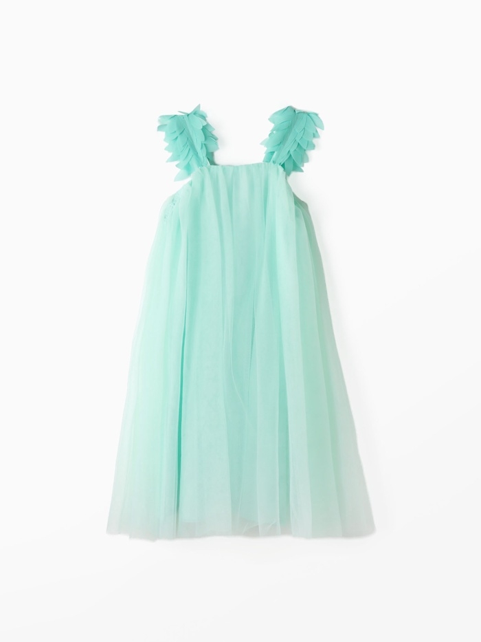 Платье для девочки MINAKU: PartyDress цв. мятный, рост 152 см