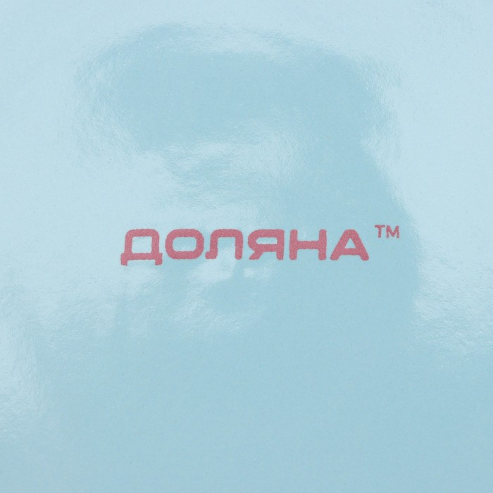 Набор тарелок керамических Доляна &laquo;Пастель&raquo;, 18 предметов: 6 тарелок d=19 см, 6 тарелок d=27 см, 6 мисок d=19 см, цвет голубой