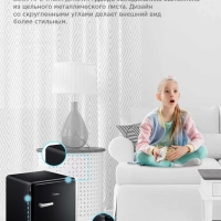 Холодильник MDRD86SLF30, черный, однокамерный, 48 л, ретро