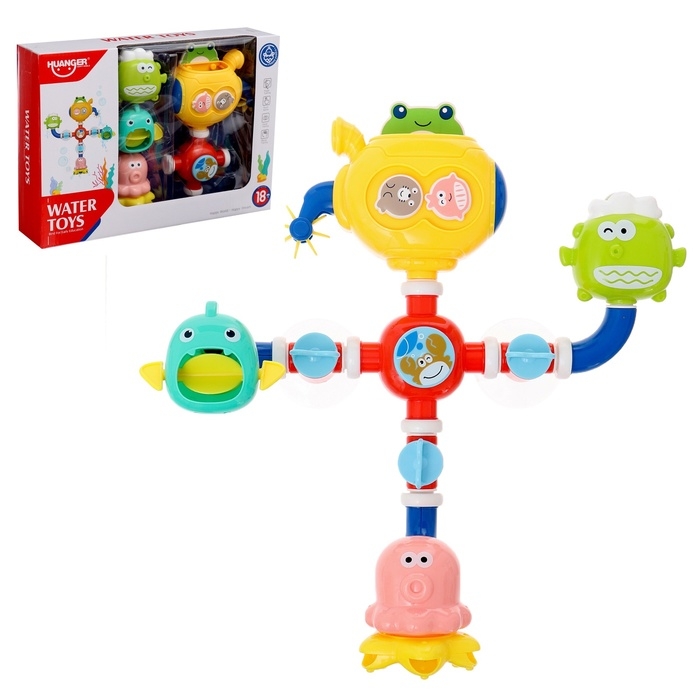 Игрушка для ванны &laquo;Забавный водопровод&raquo;, на присоске