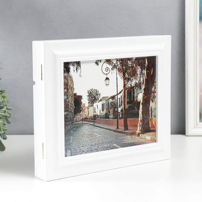 Ключница Ключница "Улица в Венеции" Белый 26,5х31,5х4,5 см