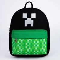 Рюкзак школьный текстильный c карманом «Пиксели», светоотр. элементы, 27х23 х 10 см Рюкзак школьный текстильный c карманом «Пиксели», светоотр. элементы, 27х23 х 10 см