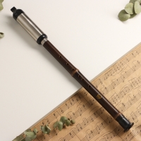 Флейта Music Life 52 см,  с узорами, тональность F, бамбук, разборная