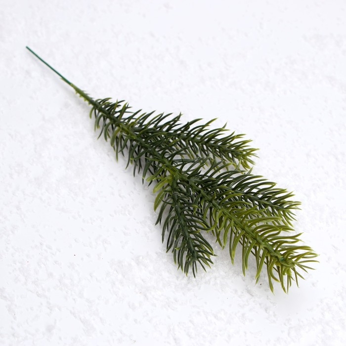Декор &laquo;Веточка ели&raquo;, набор 10 шт., размер 1 шт. &mdash; 23 &times; 7 &times; 2 см