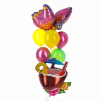 Набор шаров &laquo;Отпуск&raquo;, латекс, фольга, 10 шт.