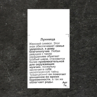 Славянский оберег "Лунница", 3 гр, 25х25  мм