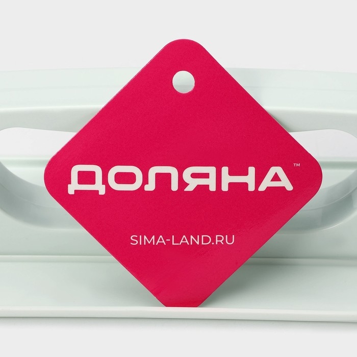 Кондитерский утюжок для мастики Доляна, 20,5&times;7,2 см, цвет серый