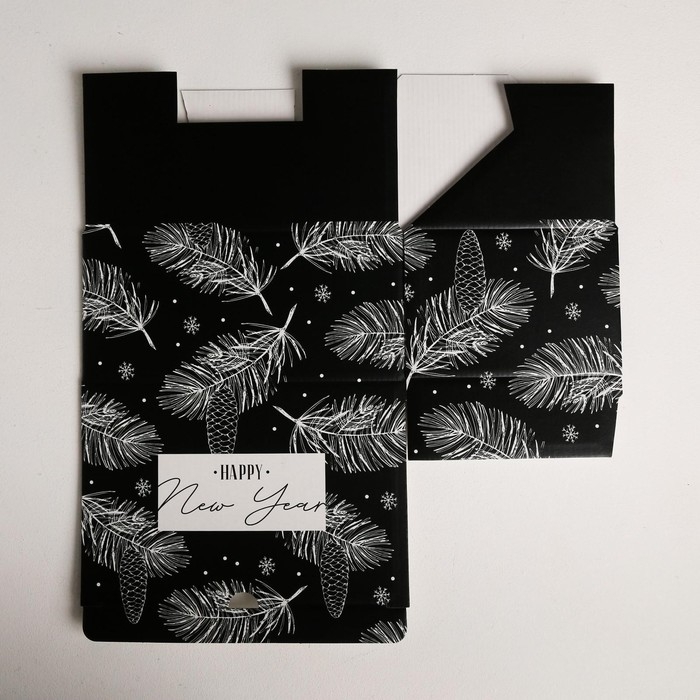 Коробка подарочная новогодняя складная &laquo;Новый год&raquo;, 22 х 15 х 10 см, Новый год