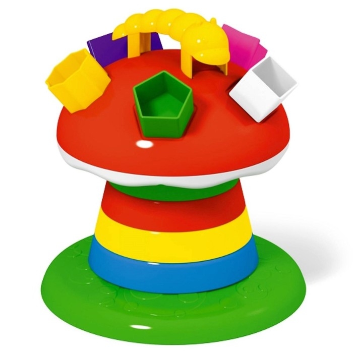 Логическая пирамидка-сортер &laquo;Гриб на поляне&raquo;