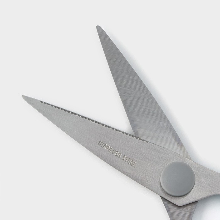 Ножницы кухонные Доляна &laquo;Эльба&raquo;, 22 см, цвет голубой