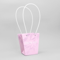 Переноска для цветов «Благодарю», 13.5 х 15 х 9.5 см Переноска для цветов «Благодарю», 13.5 х 15 х 9.5 см