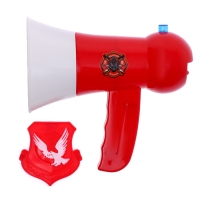 Мегафон &laquo;Пожарный&raquo;, 2 режима: сирена, громкоговоритель, работает от батареек