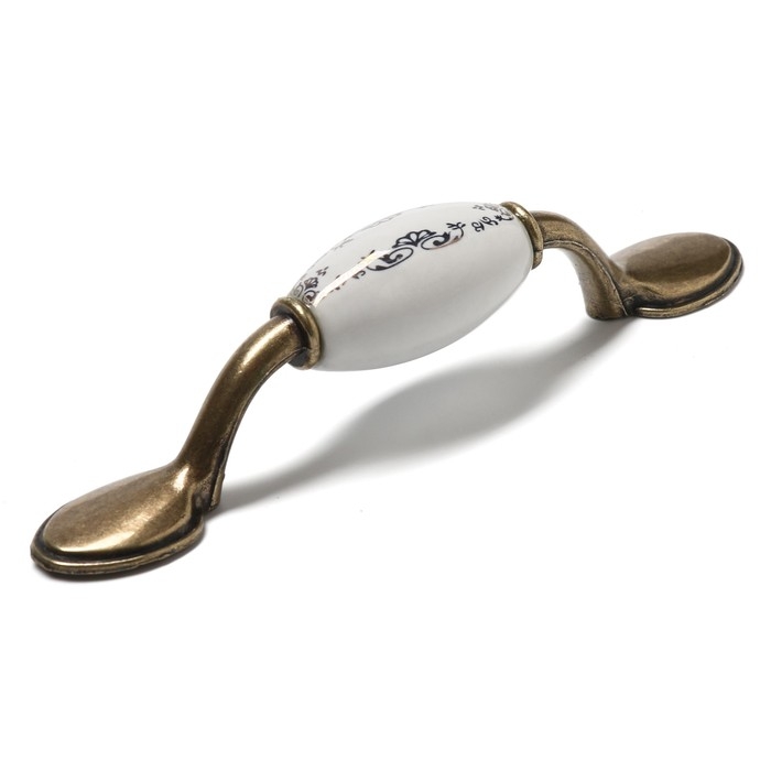 Ручка скоба Ceramics 012, 76 мм, керамическая, цвет бронза Ручка скоба Ceramics 012, 76 мм, керамическая, цвет бронза