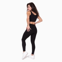 Леггинсы женские, цвет чёрный, размер 46 Леггинсы женские, цвет чёрный, размер 46