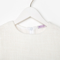 Платье для девочки MINAKU: PartyDress цвет белый, рост 128 Платье для девочки MINAKU: PartyDress цвет белый, рост 128